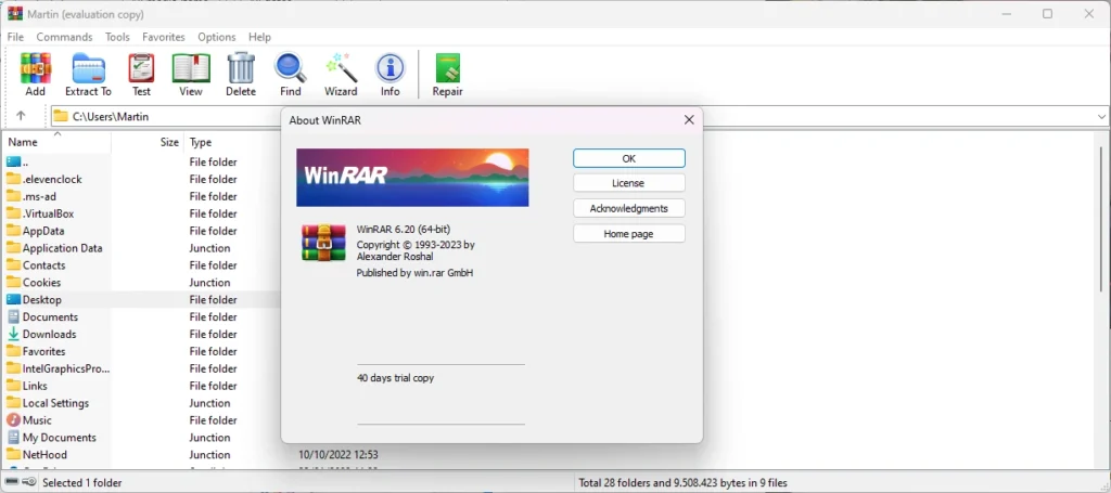 Winrar gratuito 